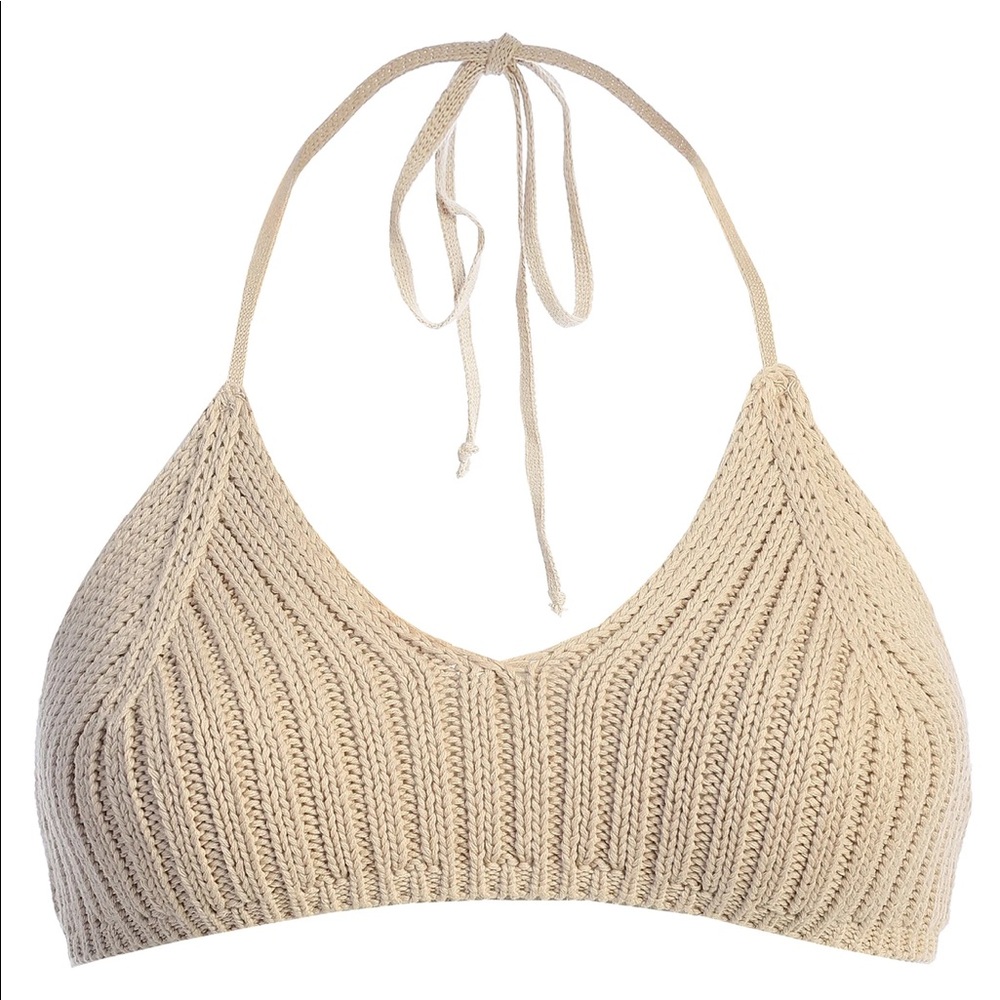 Jluxlabel crochet bikini top